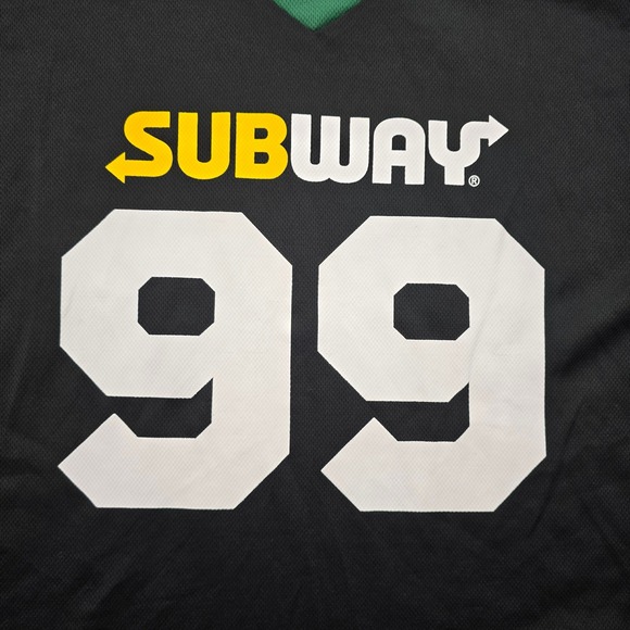 Subway Series Jersey Unisex Large Football #99 Grand Slam Ham Employee Uniform - Picture 3 of 11